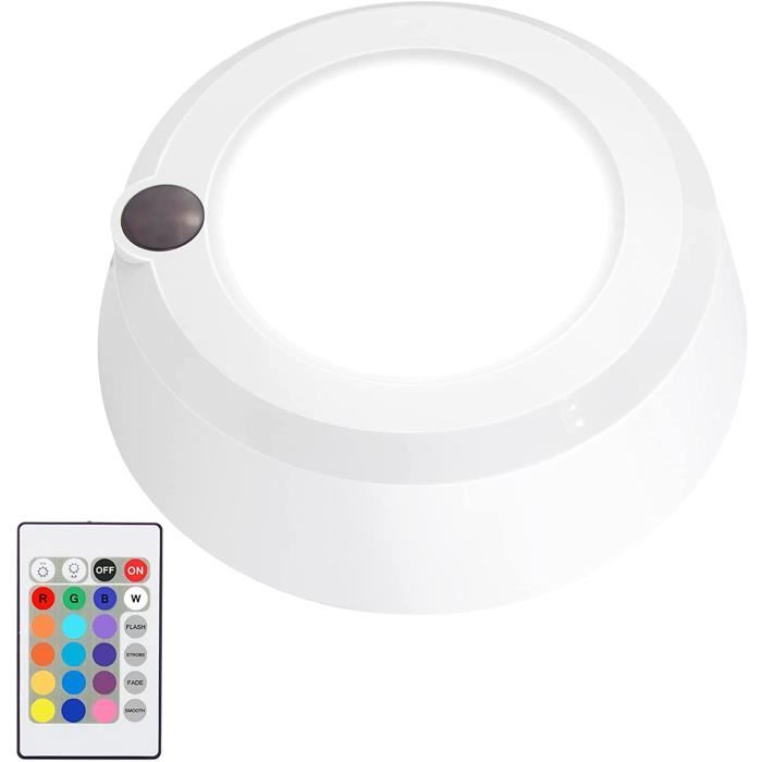 Plafonnier LED à piles, éclairage d'entrée avec 16 couleurs changeantes  RVB, plafonnier télécommandé pour couloir de couloir d[1136] - Cdiscount  Maison