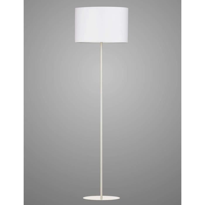 Modernluci Lampadaire pour le salon la chambre à coucher Ampoule LED E27 en acier inoxydable et bambou Laiton/cuivre/noir Lampe sur pied moderne 