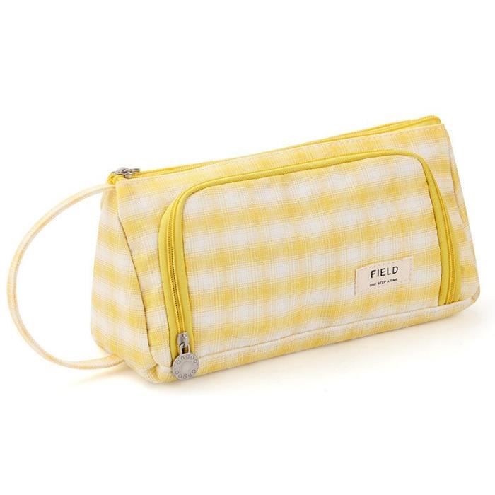 Trousse scolaire,Angoo [Pure] – sac à crayons de couleur,grand étui ...