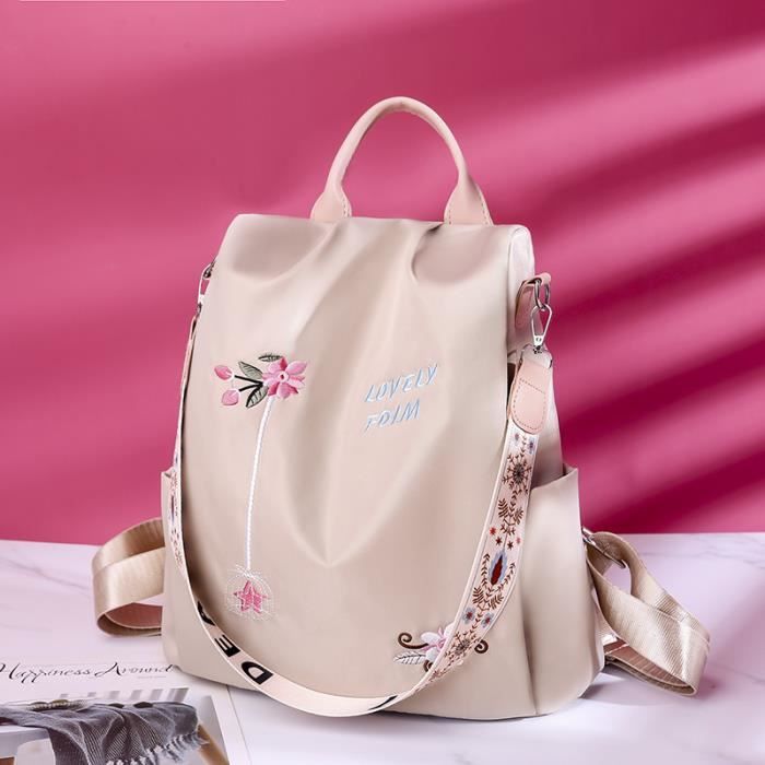 Sac à Bandoulière Fiorky Grande Capacité Pour Femme - Tissu Oxford Étanche Antivol