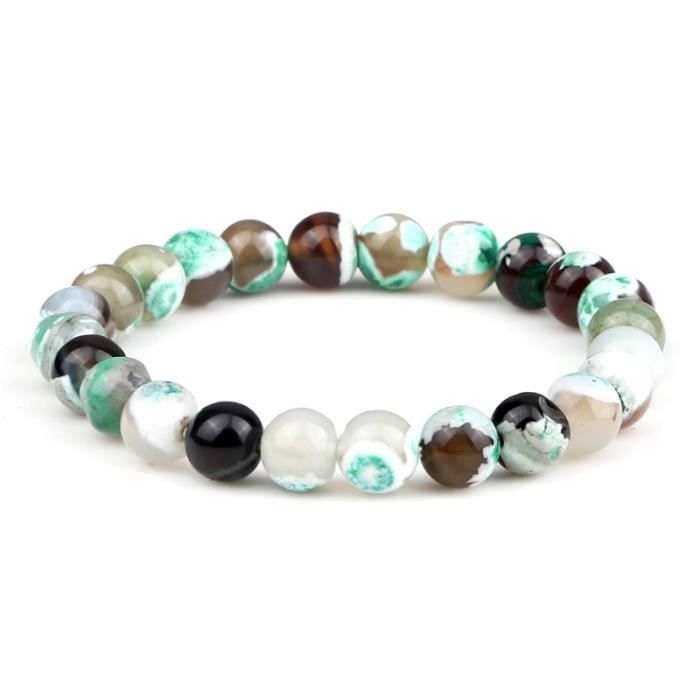 Perles En Pierre Mate Naturelle Jaspers Zèbre Polonais Agates Jades