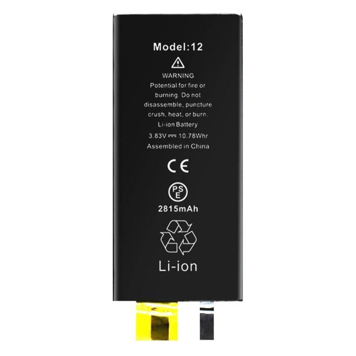 Batterie IPhone 12 Pro Max 4600mAh – Haute Capacité, Avec Kit Outils, Compatible A2410 A2411 A2412 A2342