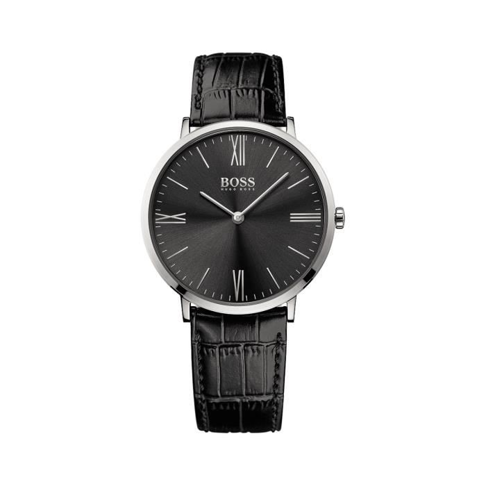 Montre boss cuir deals