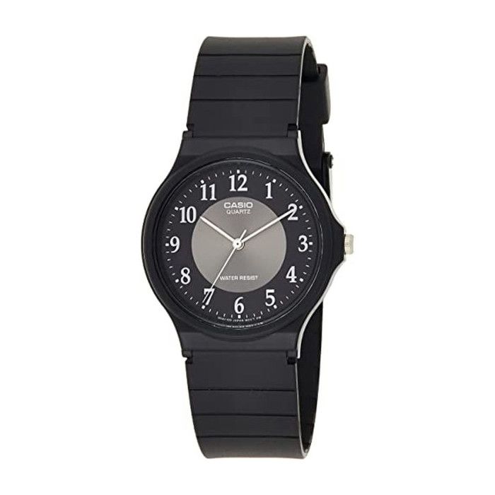 Montre Femme Casio LA-20WH - Style Rétro Digital - Bracelet Résine - Alarme Et Chrono - Doré/Blanc