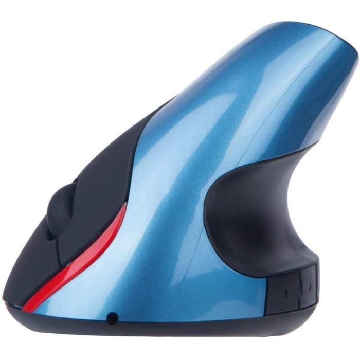 Souris Verticale Sans Fil Ergonomique - Rechargeable - 2,4 GHz - 5 Boutons - DPI Réglable - Neuf
