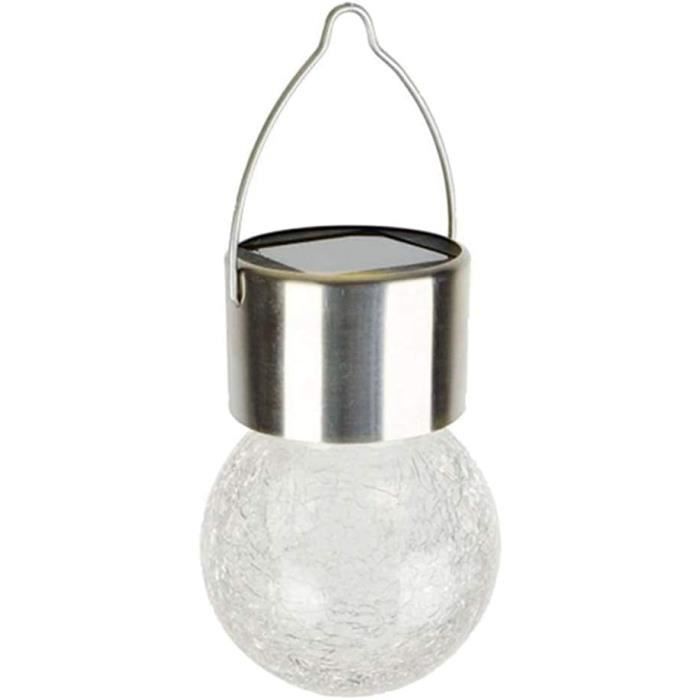 2 Lanternes Solaires Extérieures En Rotin - 11x10 Cm, Pile Incluse, Pour Terrasse, Jardin, Suspension, Ambiance