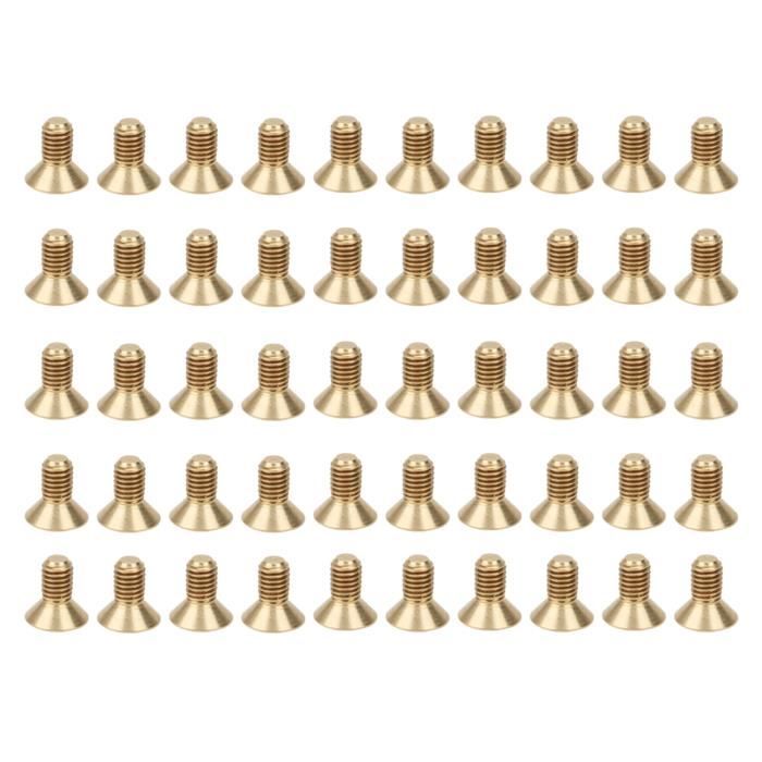 ETO- Vis à tête fraisée à six pans creux (M5 * 10)50 Pièces Vis à Tête ...