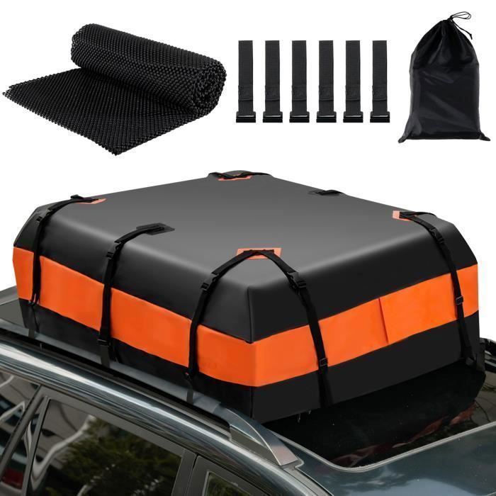 FE Active Coffre de Toit Voiture - Sac Etanche 100% Imperméable Coffre de  Toit Pliable Deluxe Porte-Bagages Rangement Voiture Coffre Souple pour