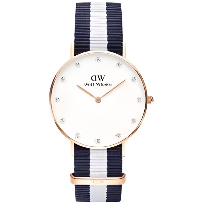 DANIEL WELLINGTON Montre  Glasgow Femme blanc - W0953DW-TU 