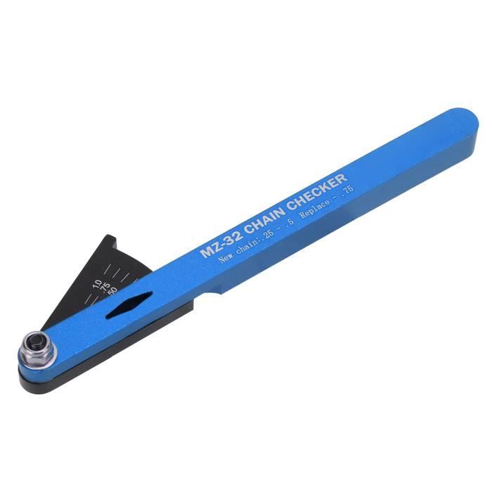 Outil Vérificateur D'Usure De Chaîne Vélo – Jauge 0.75% Et 1.0%, Compatible VTT, Route, Vélo Électrique