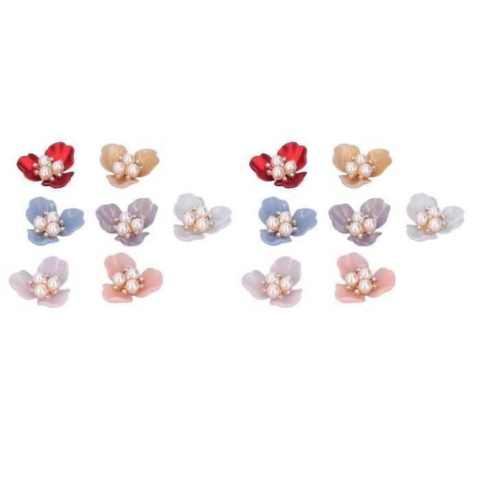 Breloques Plage Femme 12 Breloques Chaussures Été Tikono - Étoiles Mer Coquillages Sabots Décorations Sandales