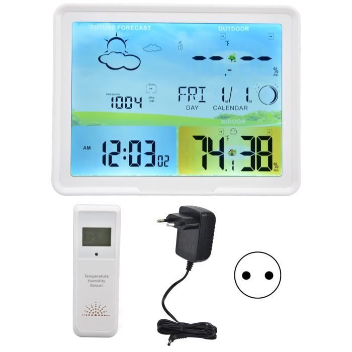 HEYLULU Mini Digital Car LCD Display Thermomètre Extérieur