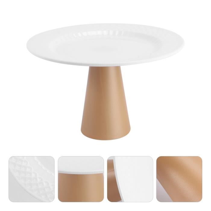 Plateau tournant gâteau – Acier inoxydable, 12 pouces