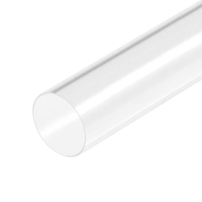 Tube Acrylique Transparent OLYCRAFT 305x90mm - Tige Ronde Creuse Pour DIY, Aquarium, Lampes | Diamètre 90mm