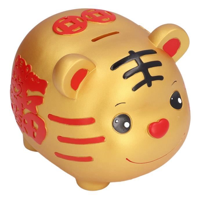 Tirelire En Métal Poule Cartoon - Tirelire Poulet Dessin Animé Pour Enfants, Décoration Intérieure