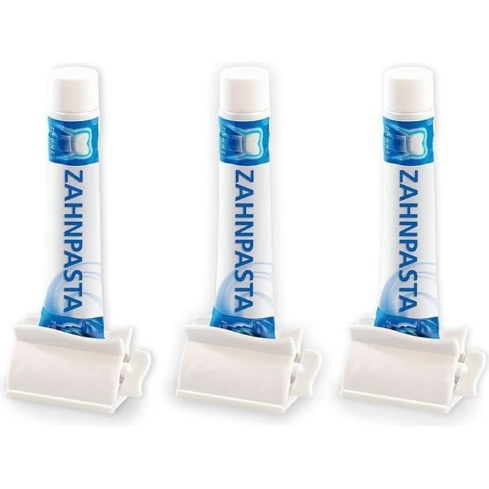 moutarde tubes de peinture crèmes Presse tube dentifrice 6pcs Presse-tube en alliage d'aluminium antirouille pour dentifrice vide-tube pour salle de bain et cuisine 