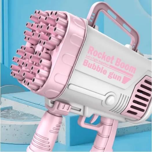 Bombble Pistolet à bulles électronique pour enfants avec solution à Bombble Pistolet à bulles électronique pour enfants avec solution à