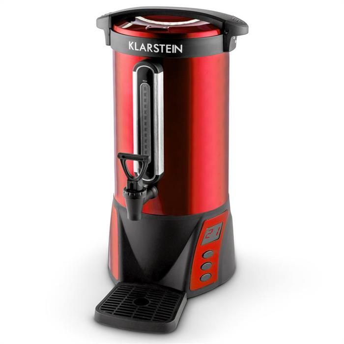 Klarstein Biggie – Stérilisateur Électrique 27 L 2000 W, Cuve Inox Avec Robinet, Température & Minuterie Réglables, Idéal Pour Bocaux, Vin Chaud Et Boissons Chaudes