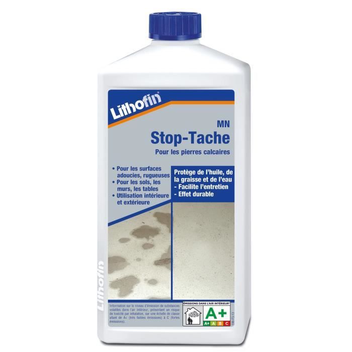 Comparer les prix de Lithofin Mn Stop-tache 1 L - Traitement Anti-taches Pierre Calcaire