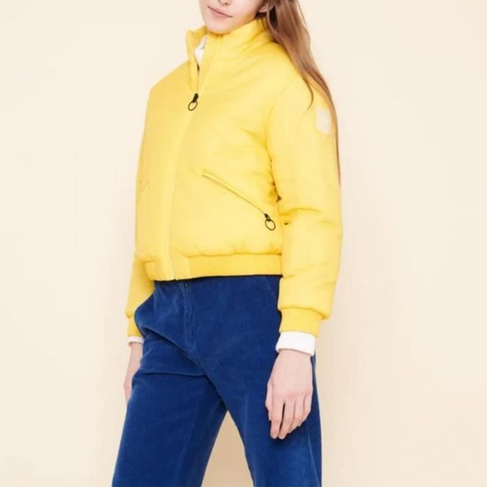 Doudoune legere jaune femme discount