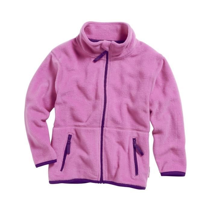 Veste polaire bébé - Playshoes - Rose - Respirant - Poches de rangement - Oeko-Tex Standard 100 Veste polaire bébé - Playshoes - Rose - Respirant - Poches de rangement - Oeko-Tex Standard 100