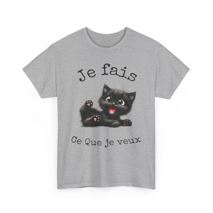 T-shirt Humoristique « Va Te Faire Licorner » - Taille XXL - Noir - Coton - Neuf