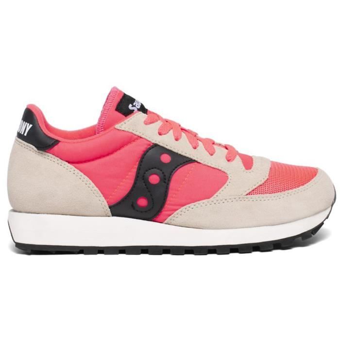 Baskets Saucony Jazz Fille - Taille Jeunesse 5 US, Couleur Rose Et Crème, Sans Boîte