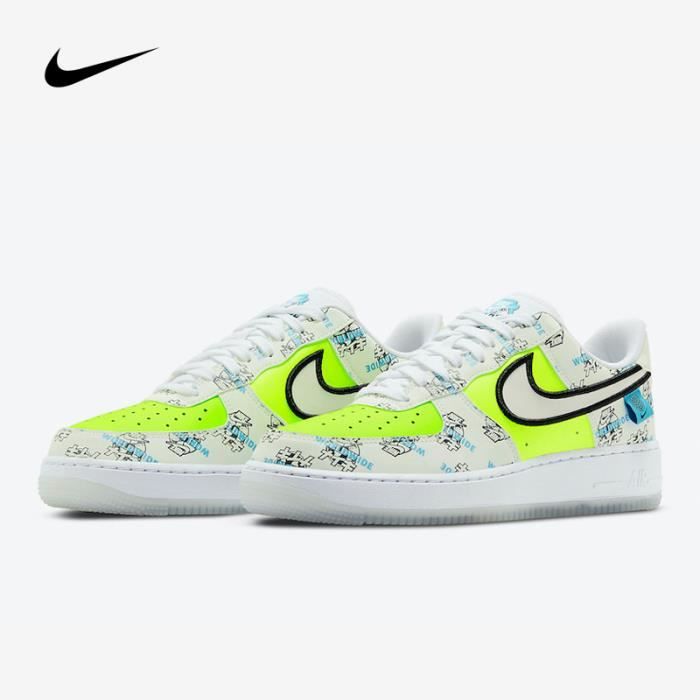 Basket Nike Air Force 1 Junior Blanc 314192-117 – Achat pas cher - GO Sport
