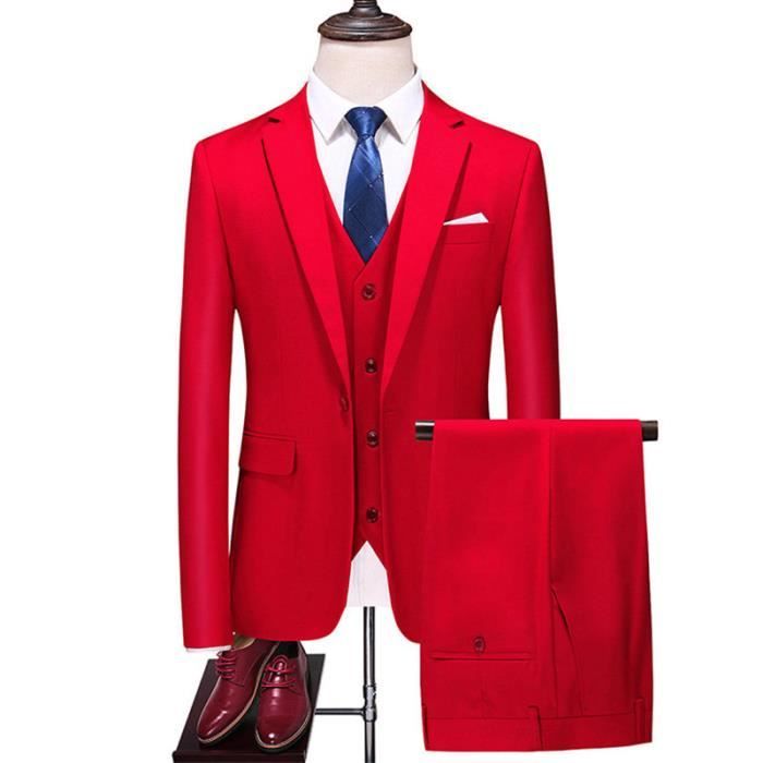 Costume homme rouge deals