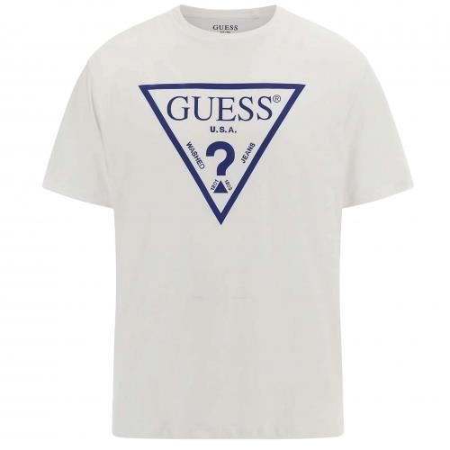T-shirt homme Guess blanc M3GI44 G011