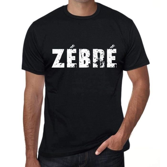 T shirt store zebre homme