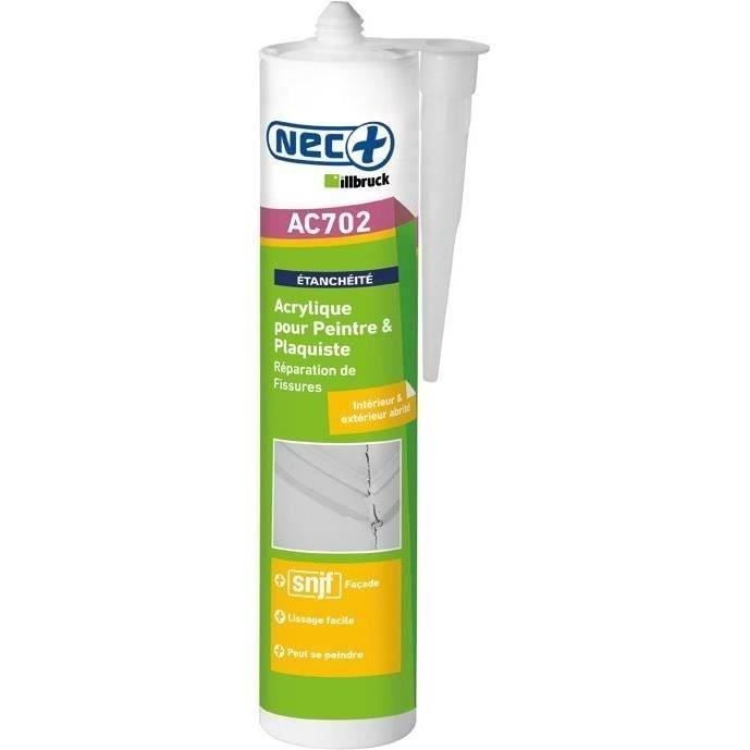 Mastic maçonnerie acrylique - blanc - 310 mL