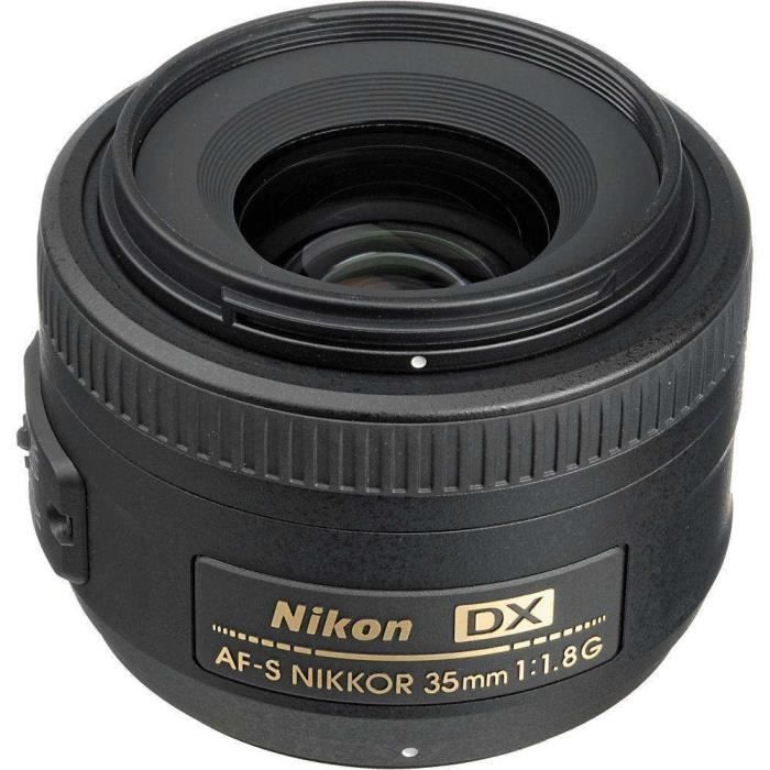 Objectif Nikon AF NIKKOR 35mm f1.8G DX - vue 2