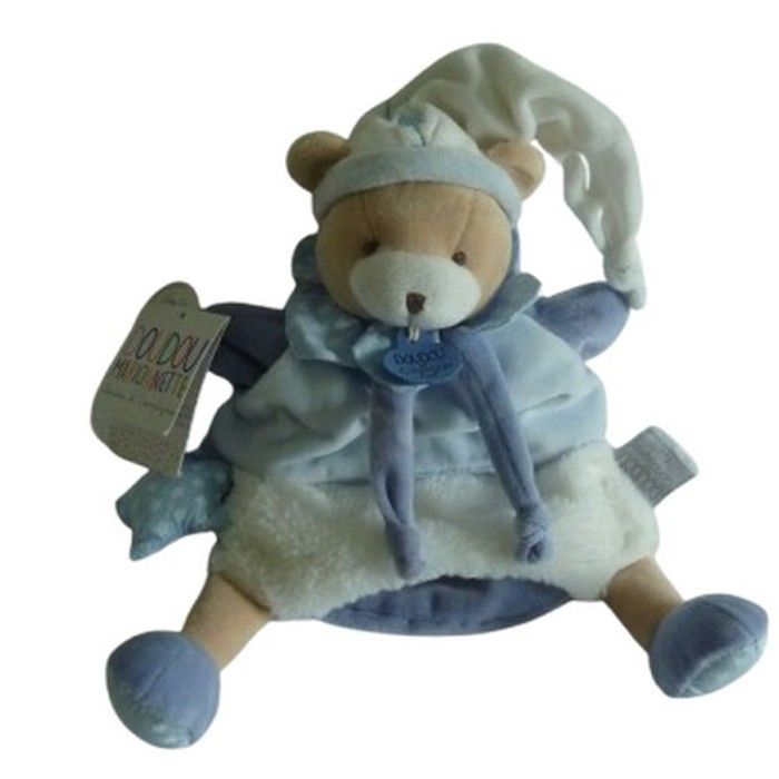 DOUDOU ET COMPAGNIE Cerise et Petit Chou - Marionnette Ours Petit Chou