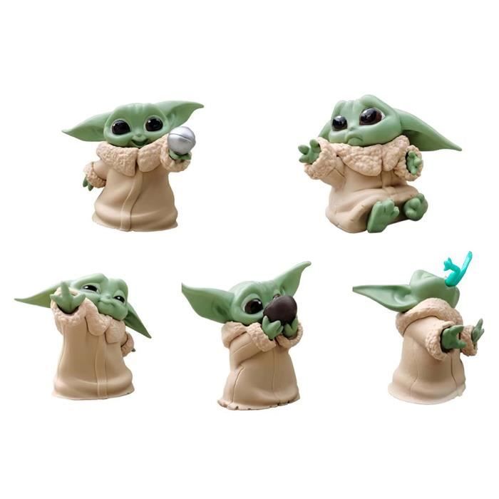 Bebe Yoda Jouet 5 Pieces Ensemble Star Wars Yoda Serie Figurine Jouet Mini Yoda Cdiscount Jeux Video