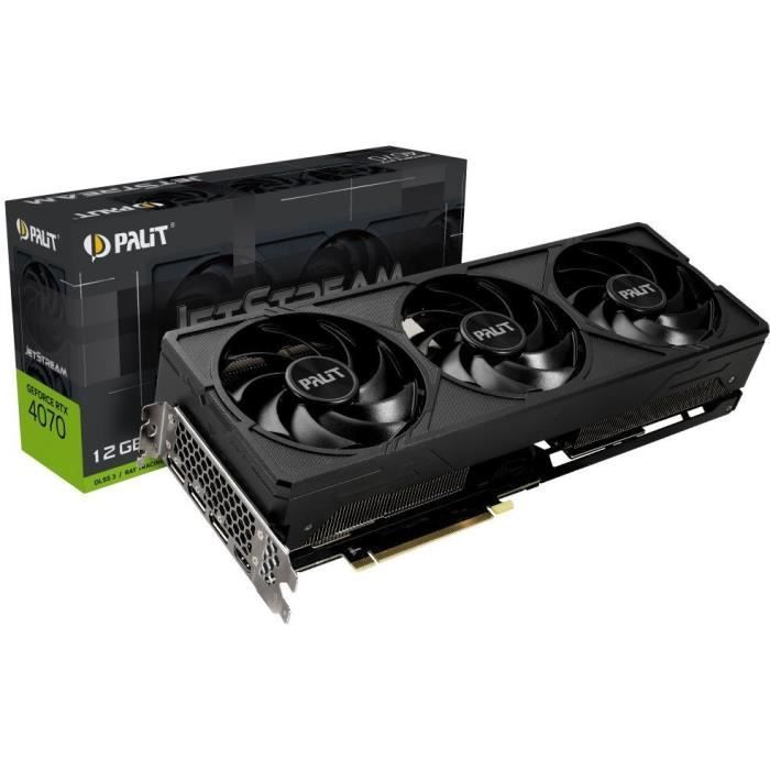 PALIT - Nvidia - Carte Graphique - GeForce RTX 4070 JetStream - 12Go