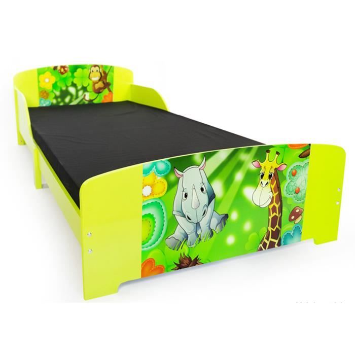 Lit Enfant Motif Jungle H60 X L96 X P3 Cm Cdiscount Puericulture Eveil Bebe