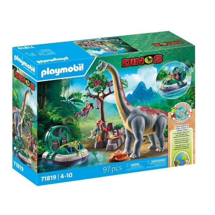 Brachiosaure explorateurs aéroglisseur - vue 3