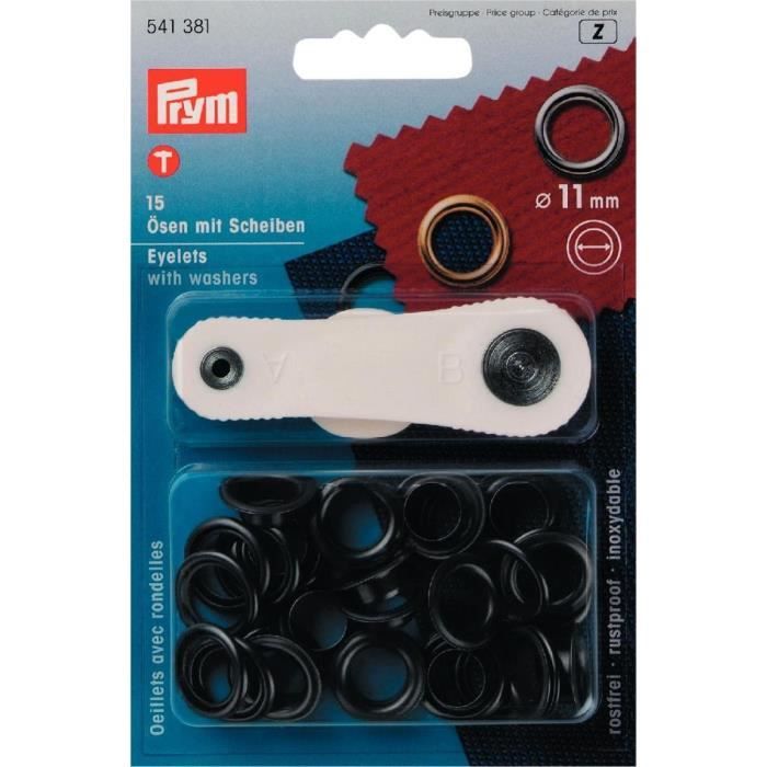 Prym Oeillets//rondelles 5 mm laiton dor/é outil