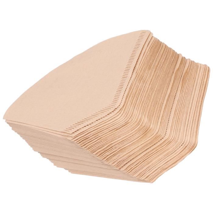 Filtres à Café Non Blanchis 60 Pièces - Tailles 101, 102, 103 En Forme De V - Pour Cafetière Filtre Et Méthode Manuelle