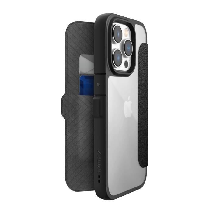 RAPTIC URBAN FOLIO SHOCKPROOF 2M IPHONE 14 PRO NOIR