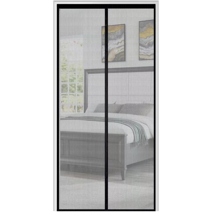 Moustiquaire Magnétique Pour Porte 290x250cm Blanc Rideau Anti
