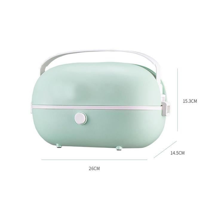 Boîte à Lunch Chauffante Sans Fil - Récipient Inox 500 Ml, Batterie Intégrée, Chauffage Rapide 25W - 3