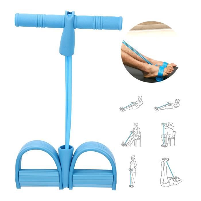 Latex Pull Rope Fitness Exercises Resistance Belt Pedal Exerciser Sit-Up Body Training Workout Yoga Equipment - Shipenophy