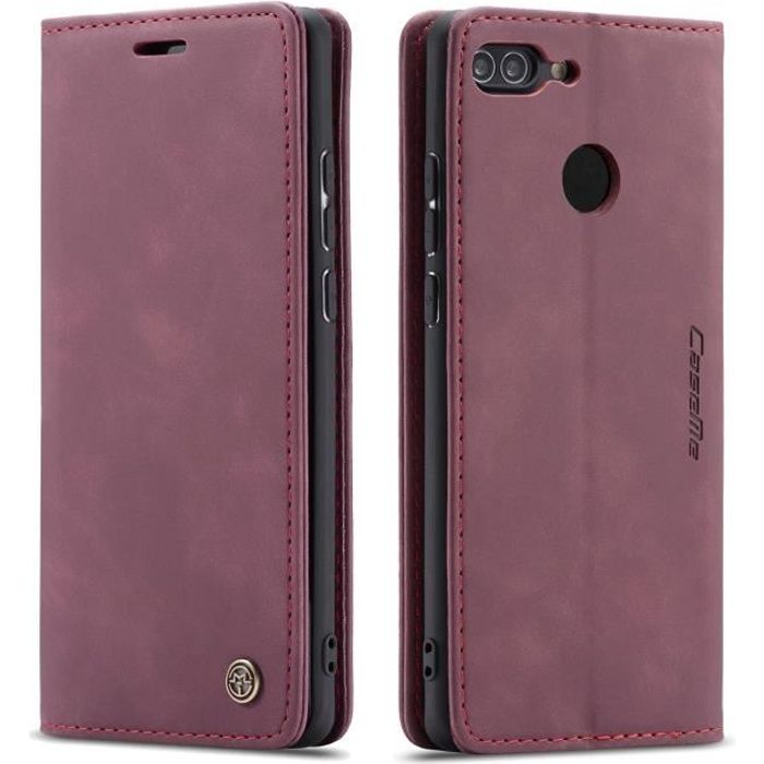 Handyhülle Für Huawei Honor 9 Lite / P Smart – Flip Case Mit Kartenfach & Kickstand
