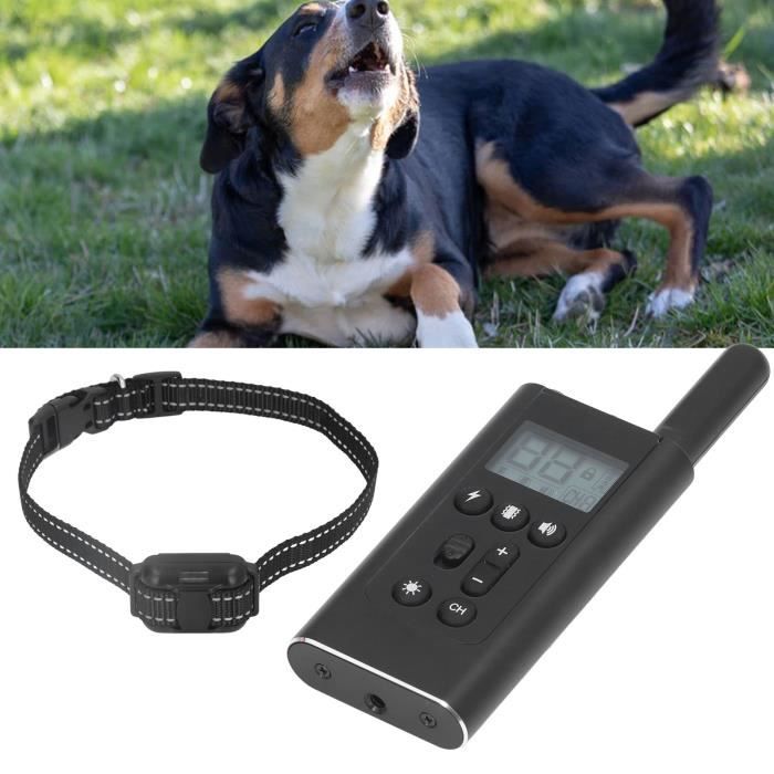 DOGLinsen Collier de Dressage pour Chien sans Choc, Portée de 1000m, 4 Modes (Lumière, Son, Vibration, Son+Vibration) - Adapté aux Chiens de Toutes Tailles (3 Colliers DOGLinsen Collier de Dressage pour Chien sans Choc, Portée de 1000m, 4 Modes (Lumière, Son, Vibration, Son+Vibration) - Adapté aux Chiens de Toutes Tailles (3 Colliers