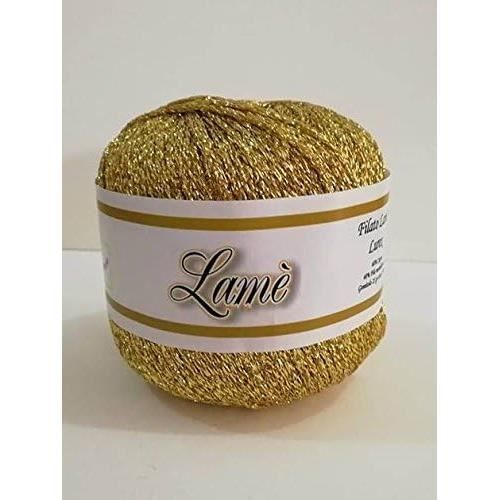 Lot De 5 Pelotes De Laine Lurex Argent - Fabriqué En France, Idéal Pour Tricot Et Crochet