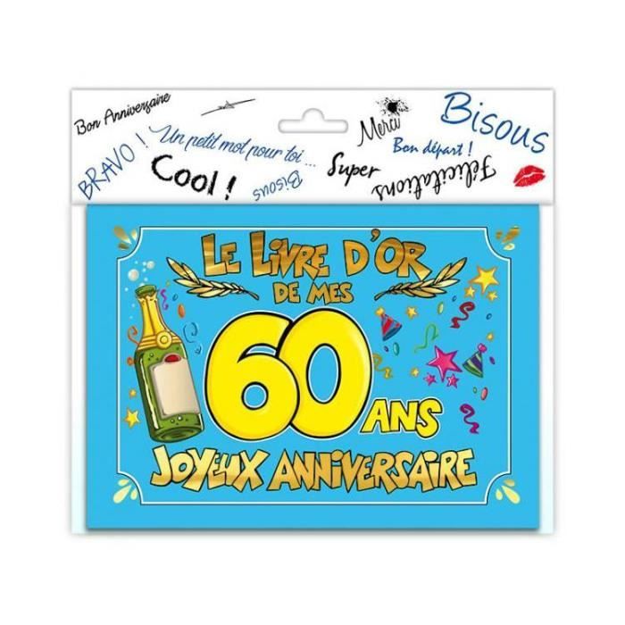 Livre d'or anniversaire 60 ans