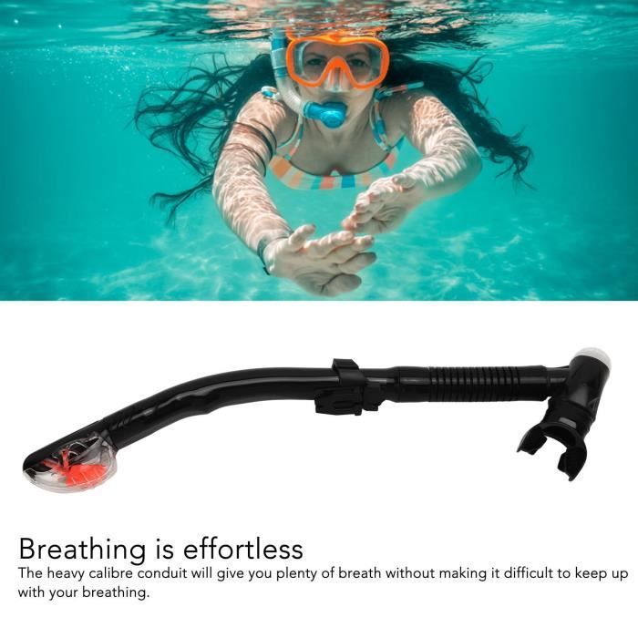 TUBE DE PLONGÉE en apnée design ergonomique avec embout buccal sécurisé