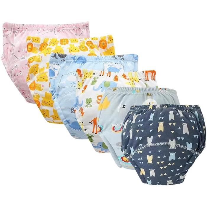 Lot De 6 Pantalons D'Entraînement Pour Pot Pour Bébé Culotte D